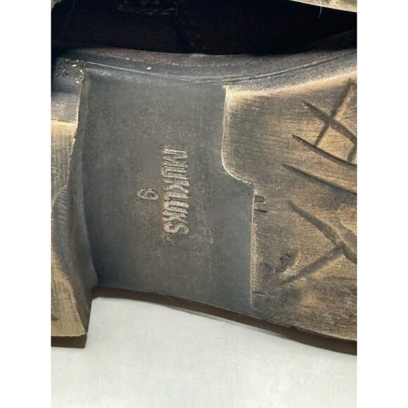 Muk Luks Women's Western Faux Leather Logger Whistler Boots Size 9. SEE PICS - Picture 7 of 10